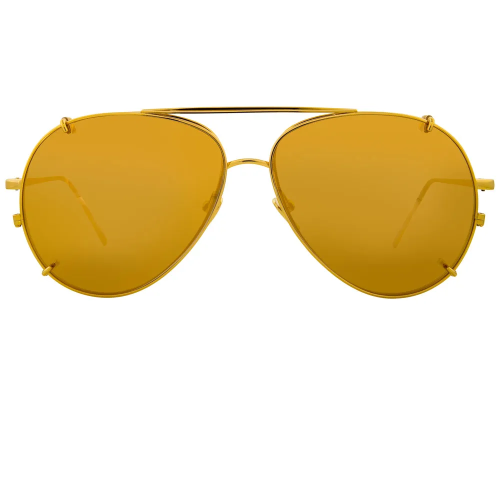 Linda Farrow 666 C1 Aviator Sunglasses sold by Linda Farrow