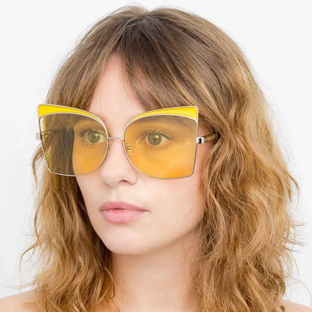 N21 S5 C9 Oversized Sunglasses sold by Linda Farrow product image thumbnail 5