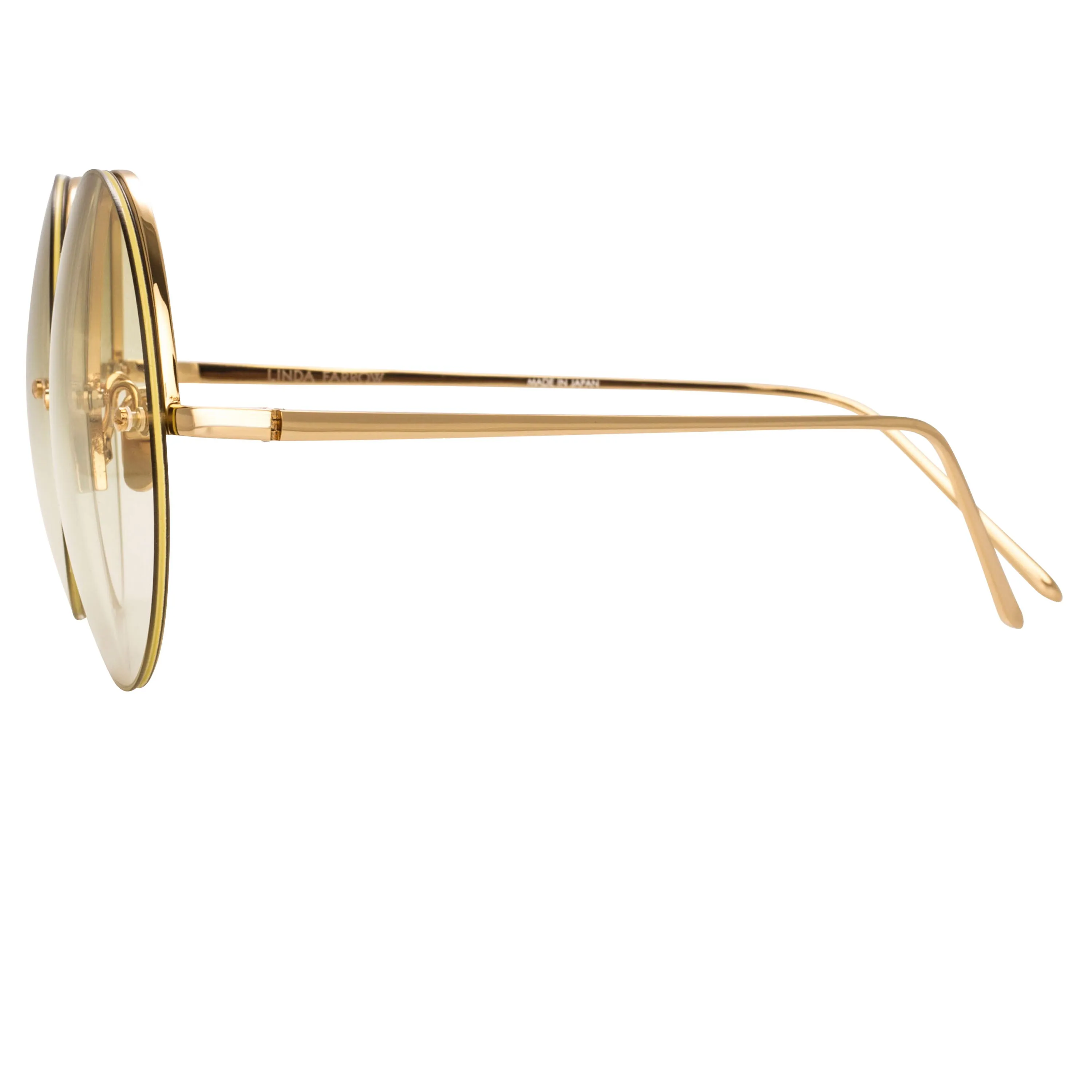 Linda Farrow 565 C9 Round Sunglasses sold by Linda Farrow product image thumbnail 3