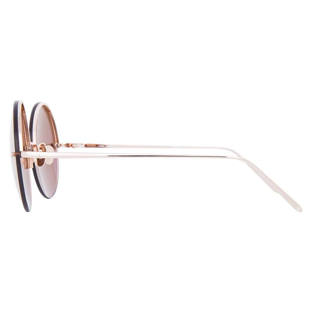 Linda Farrow 565 C3 Round Sunglasses sold by Linda Farrow product image thumbnail 3
