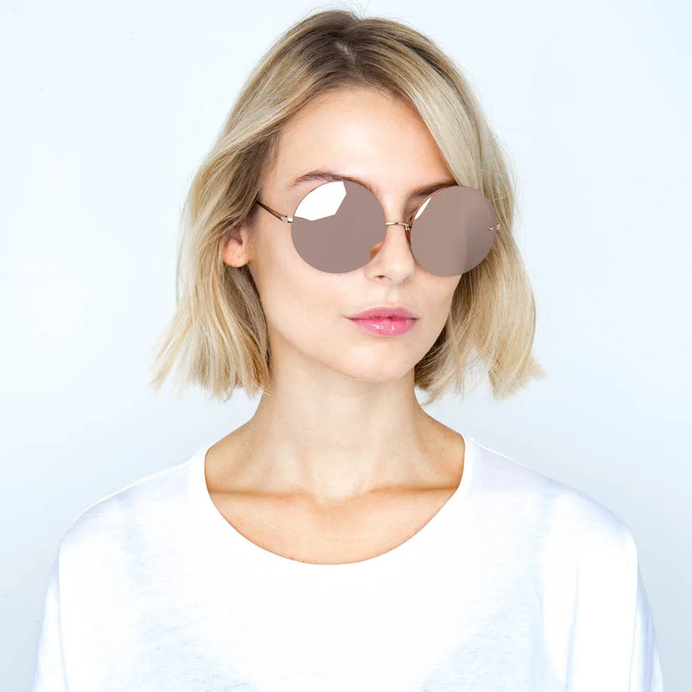 Linda Farrow 565 C3 Round Sunglasses sold by Linda Farrow product image thumbnail 5