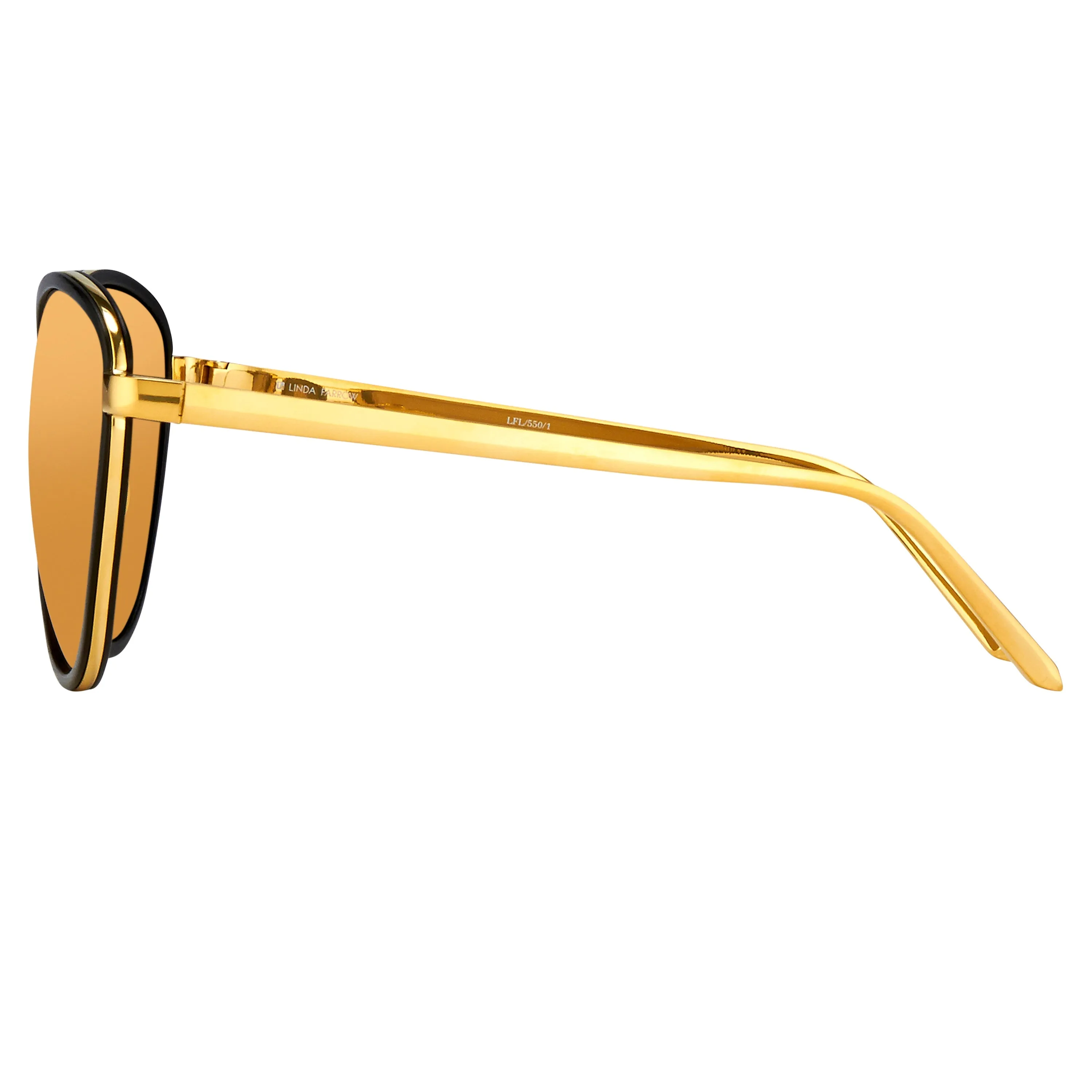 Linda Farrow 550 C1 Oversized Sunglasses sold by Linda Farrow product image thumbnail 3