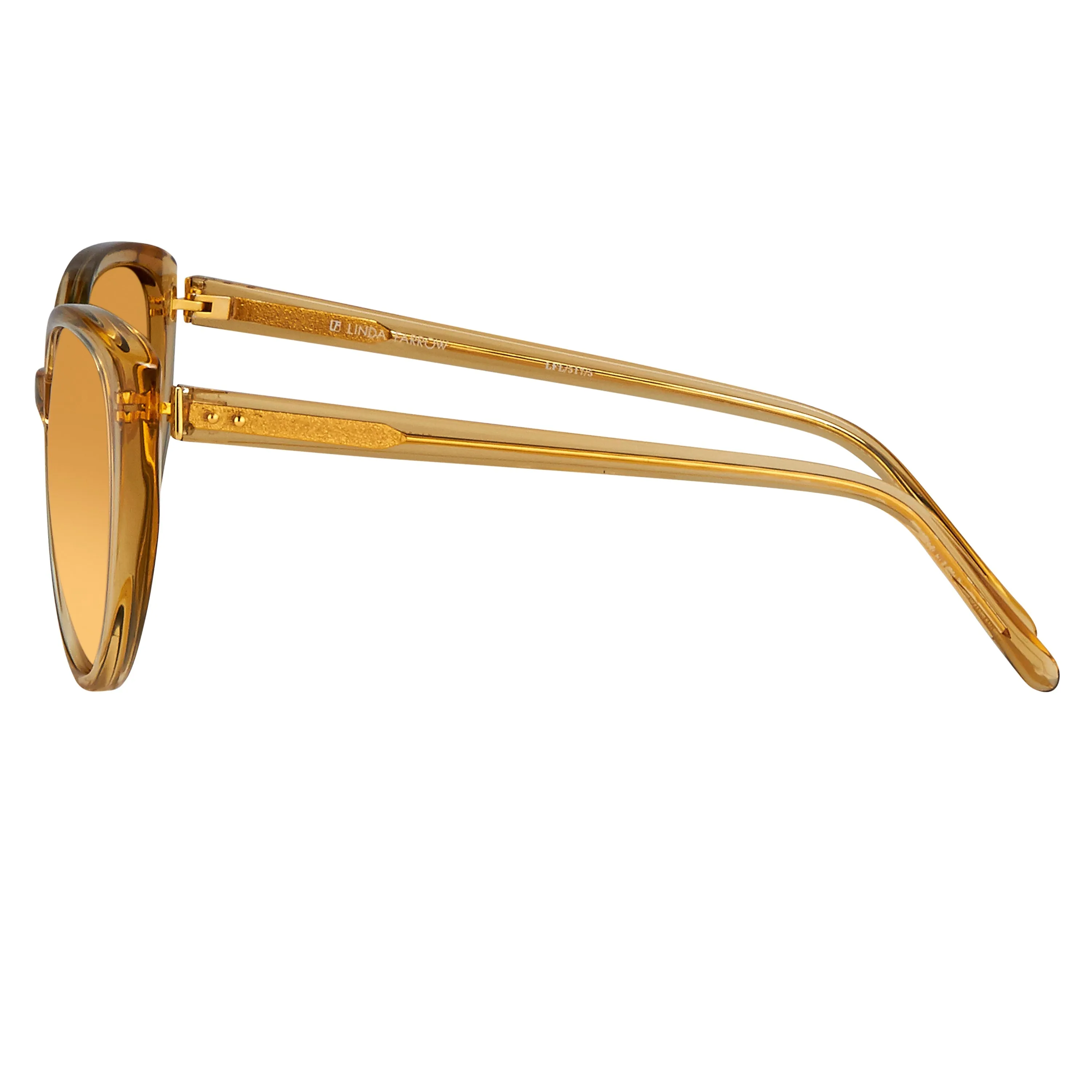 Linda Farrow 517 C5 Cat Eye Sunglasses sold by Linda Farrow product image thumbnail 3