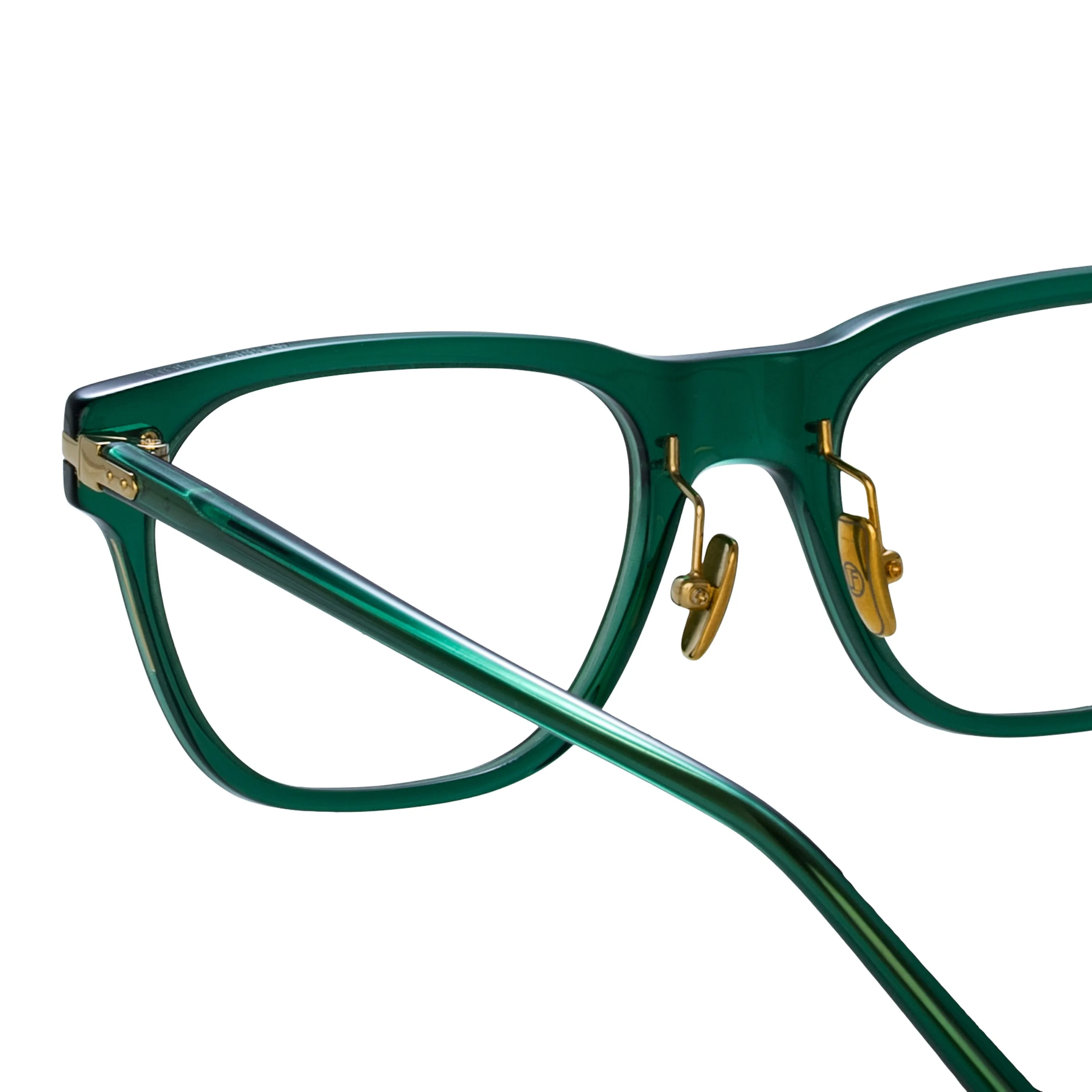 Men's Cove Optical D-Frame in Bottle Green (Asian Fit) sold by Linda Farrow product image thumbnail 4