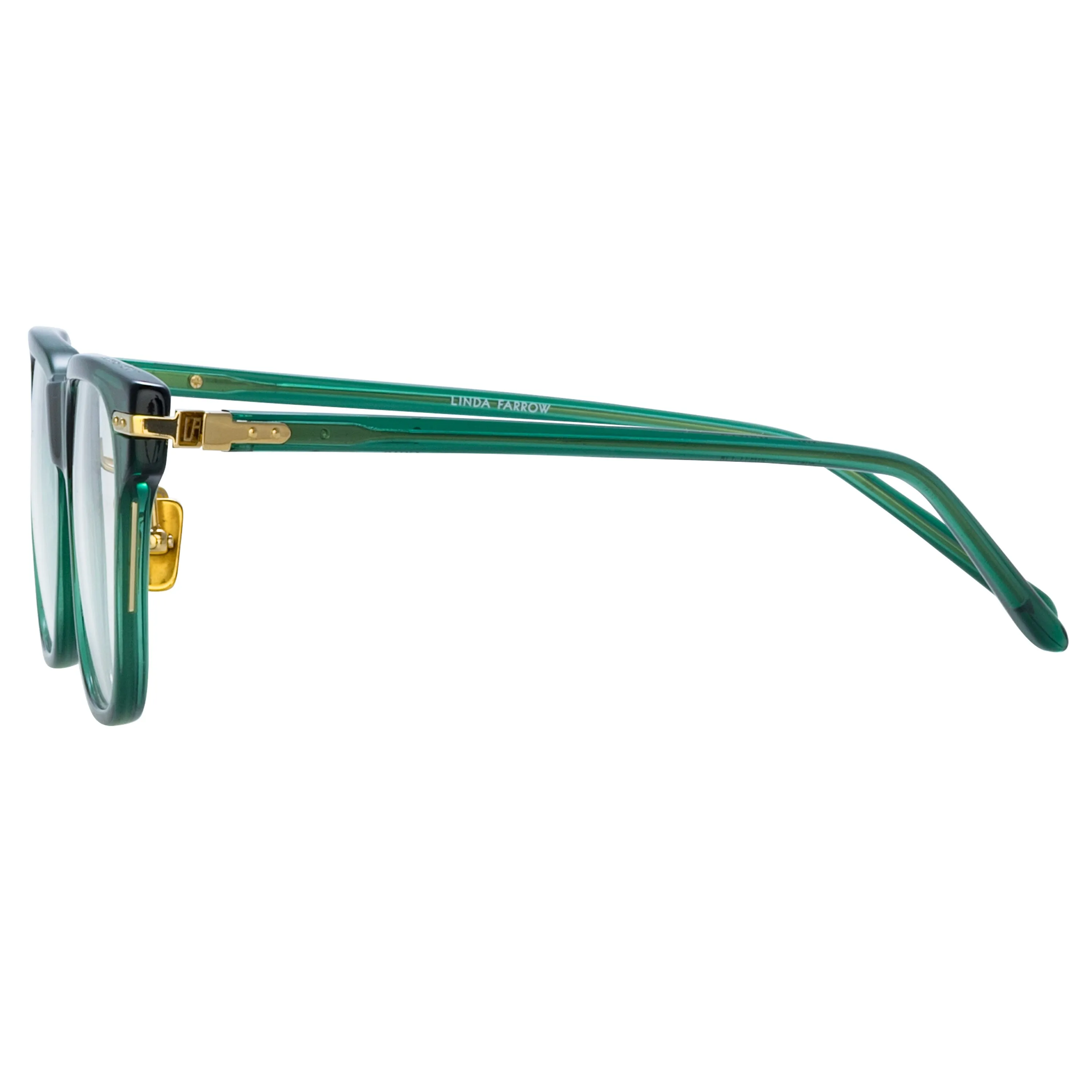 Men's Cove Optical D-Frame in Bottle Green (Asian Fit) sold by Linda Farrow product image thumbnail 3