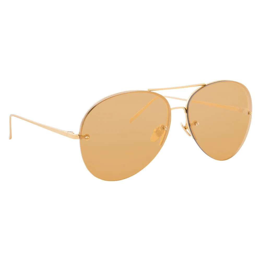 Linda Farrow 574 C1 Aviator Sunglasses sold by Linda Farrow