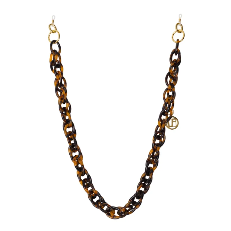 Multi Loop Tortoiseshell Acetate Chain sold by Linda Farrow