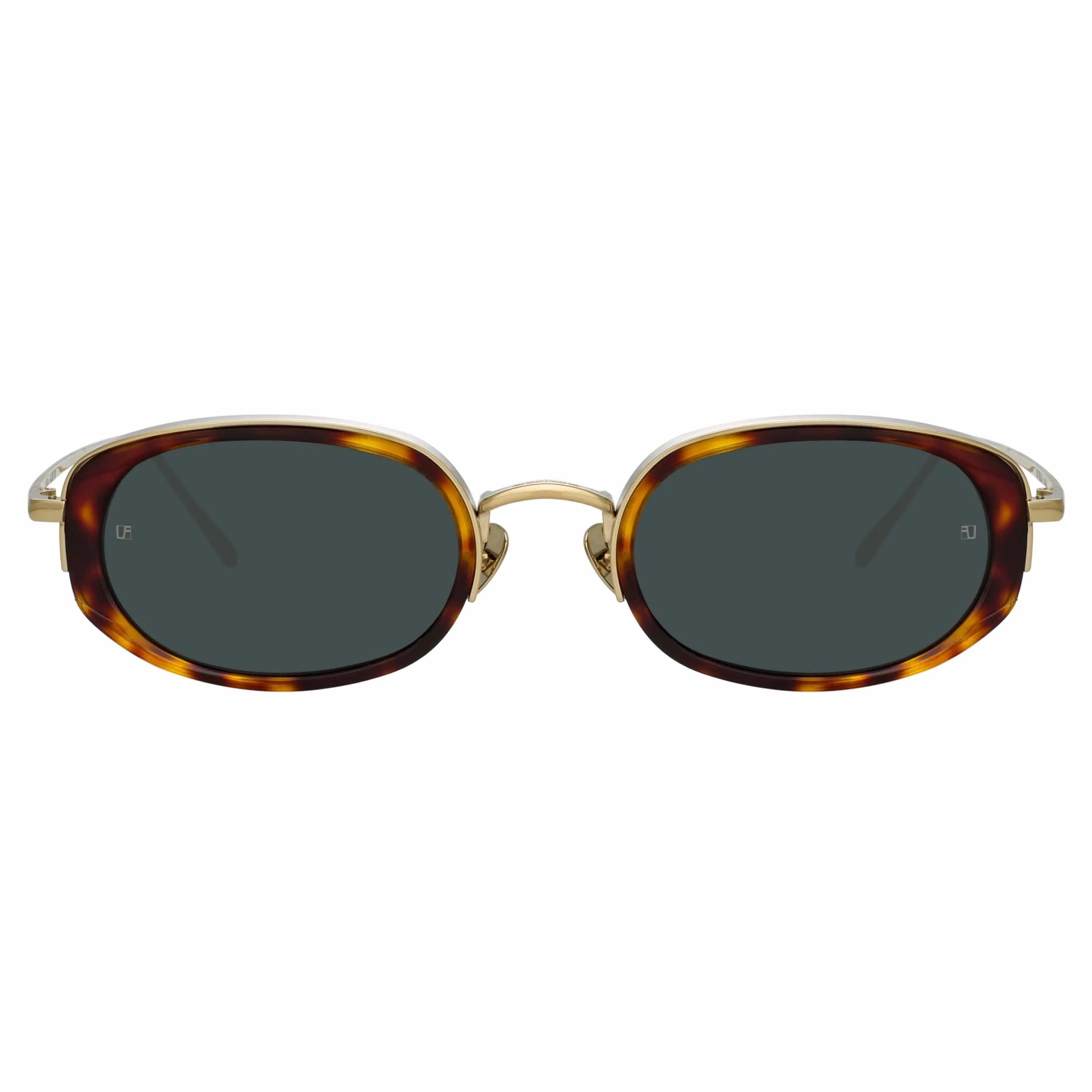 Rosie Oval Sunglasses in Tortoiseshell sold by Linda Farrow product image thumbnail 2