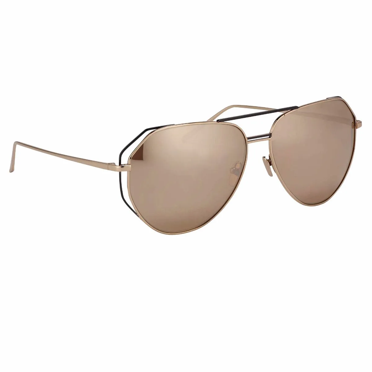 Linda Farrow 351 C7 Aviator Sunglasses sold by Linda Farrow product image thumbnail 2