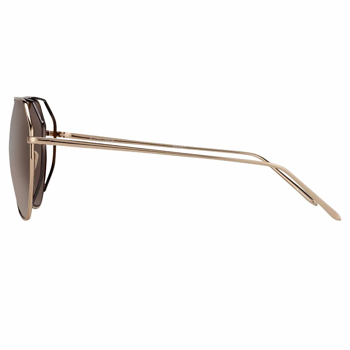 Linda Farrow 351 C7 Aviator Sunglasses sold by Linda Farrow product image thumbnail 4