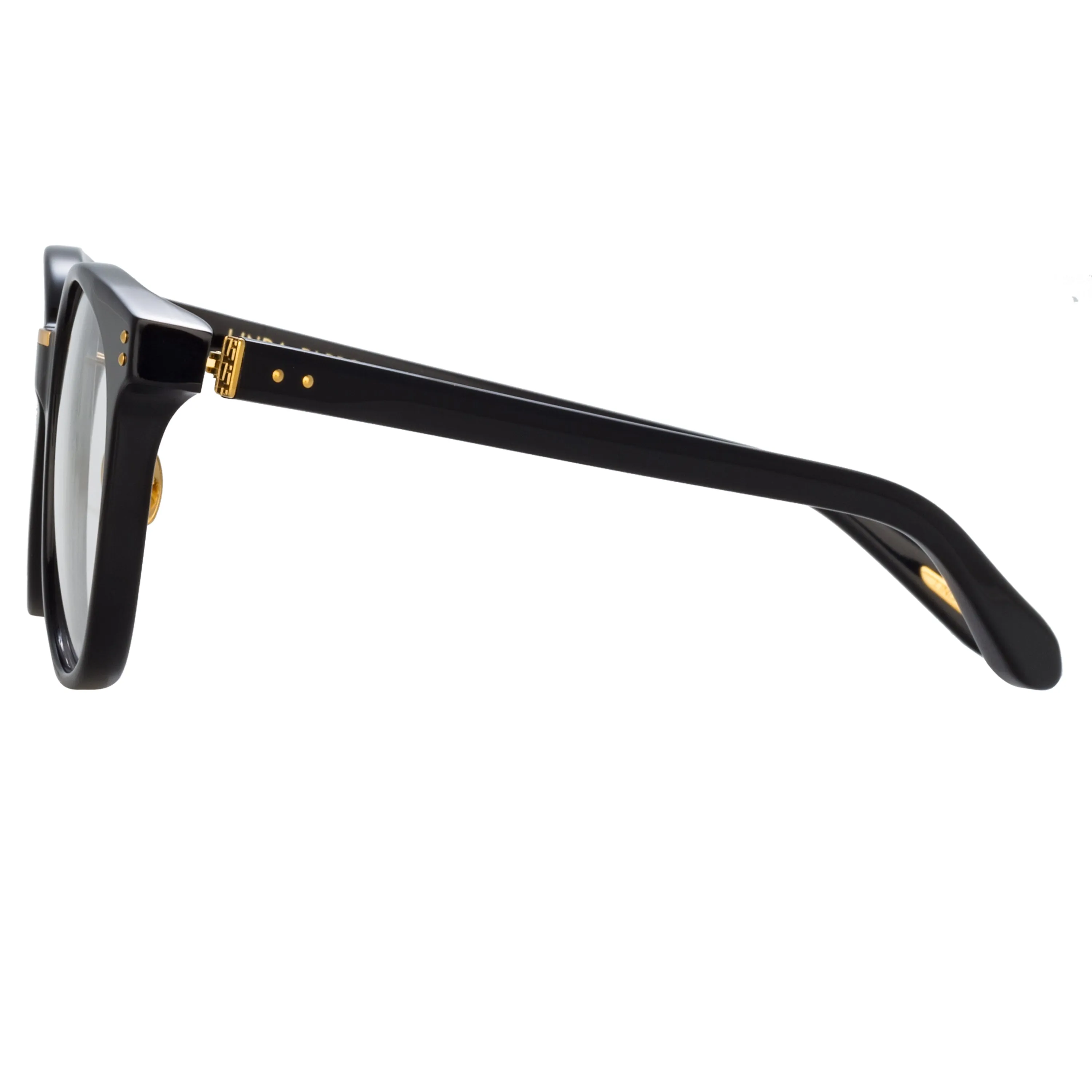 Palla Optical D-Frame Frame in Black (Men's) sold by Linda Farrow product image thumbnail 5