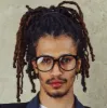 Palla Optical D-Frame Frame in Black (Men's) sold by Linda Farrow