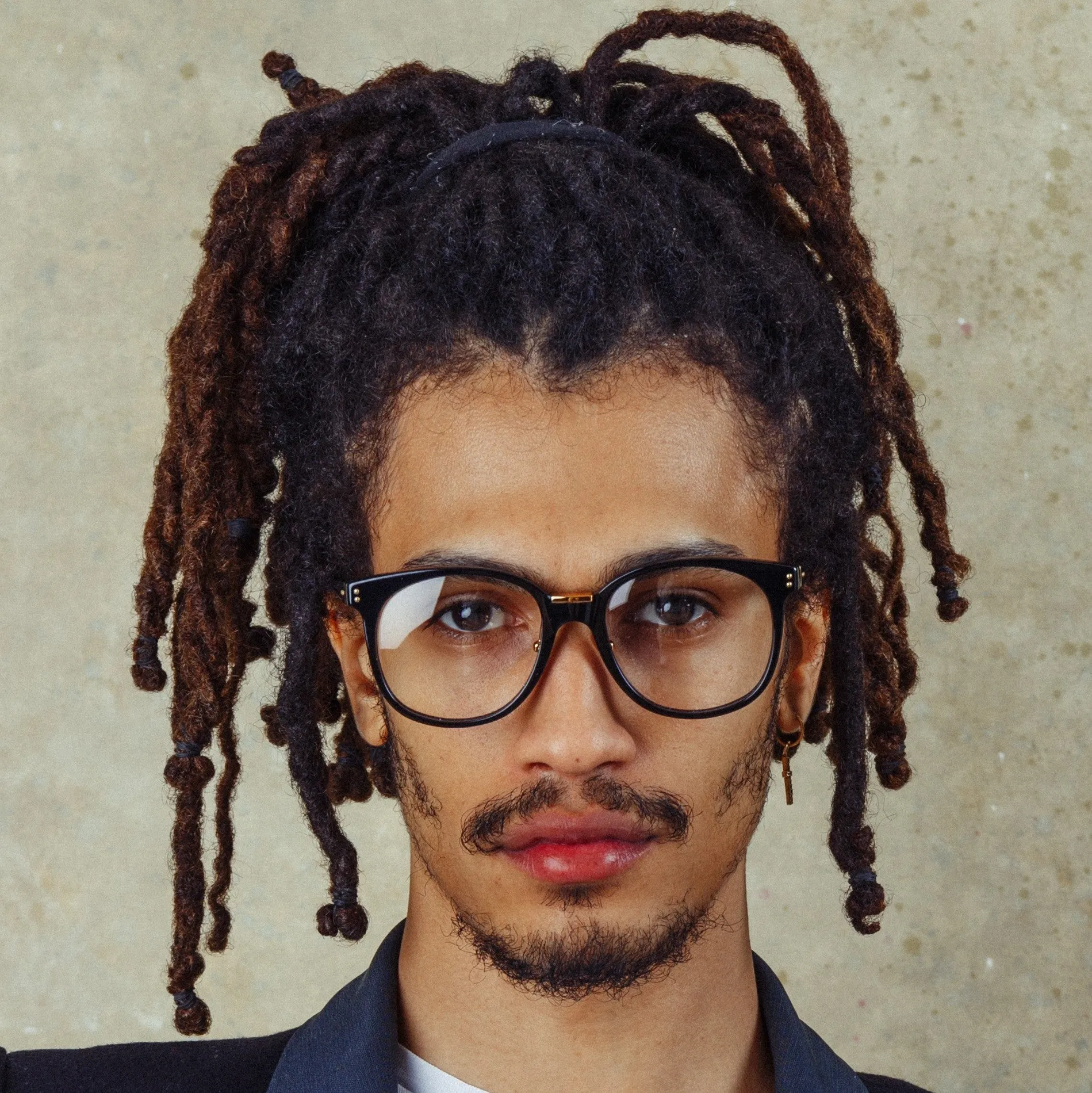 Palla Optical D-Frame Frame in Black (Men's) sold by Linda Farrow product image thumbnail 2