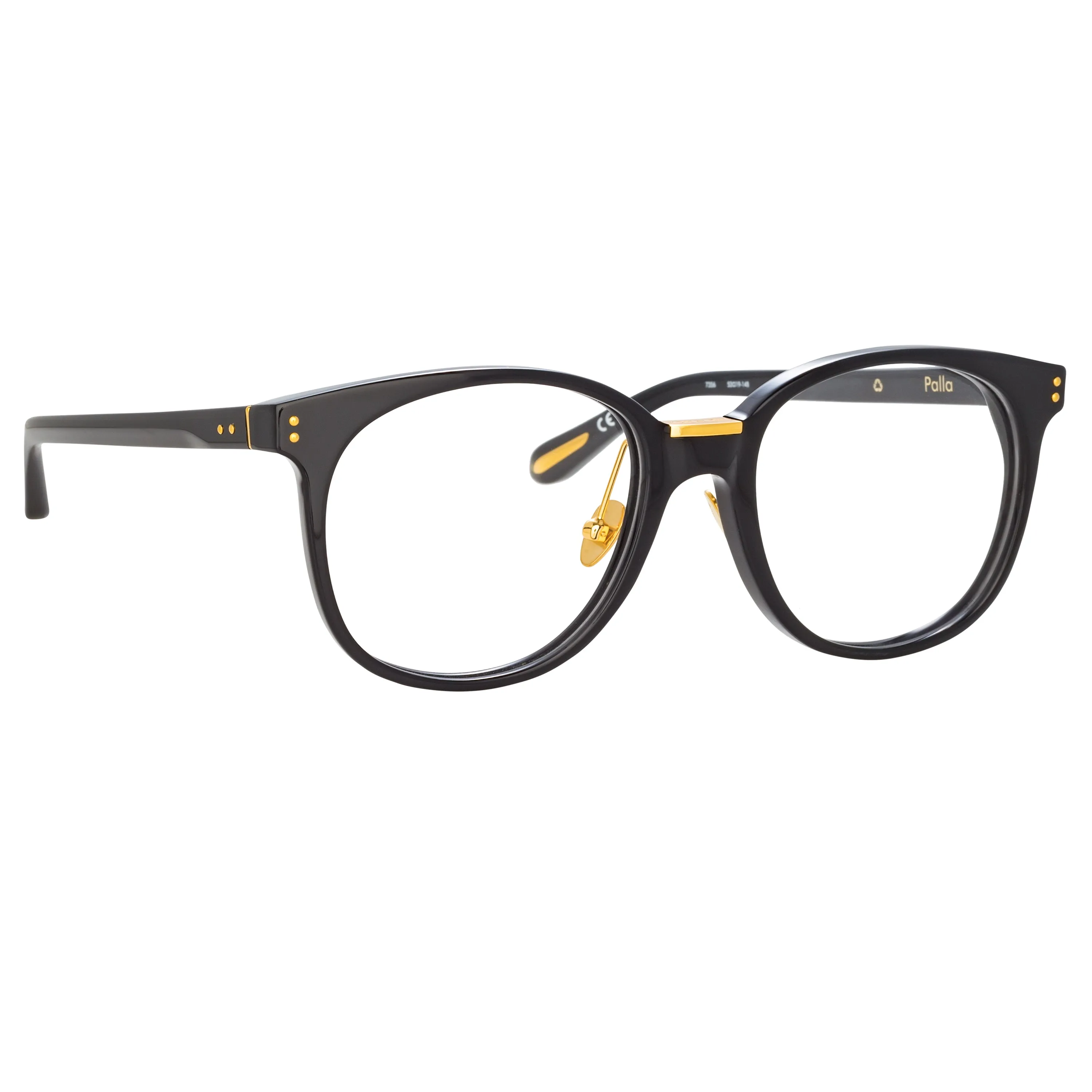 Palla Optical D-Frame Frame in Black (Men's) sold by Linda Farrow product image thumbnail 4