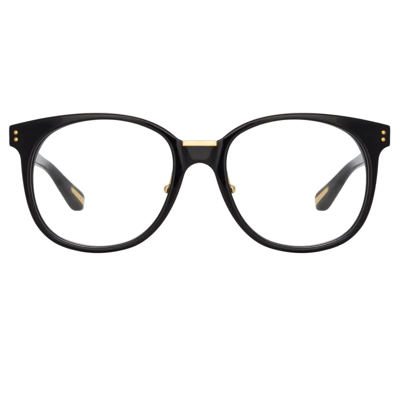 Palla Optical D-Frame Frame in Black (Men's) sold by Linda Farrow