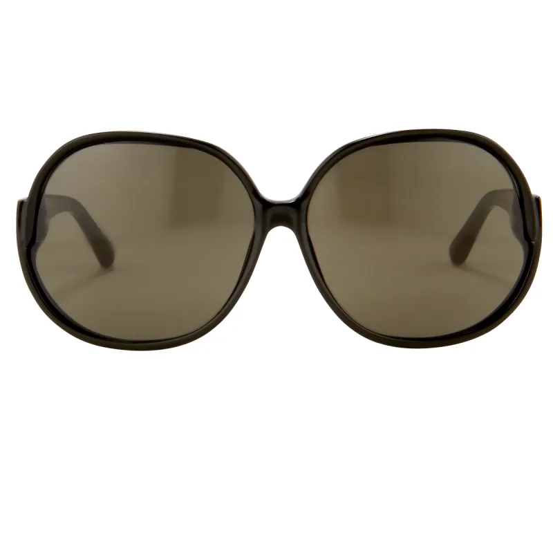 Linda Farrow 242 Black Sunglasses sold by Linda Farrow