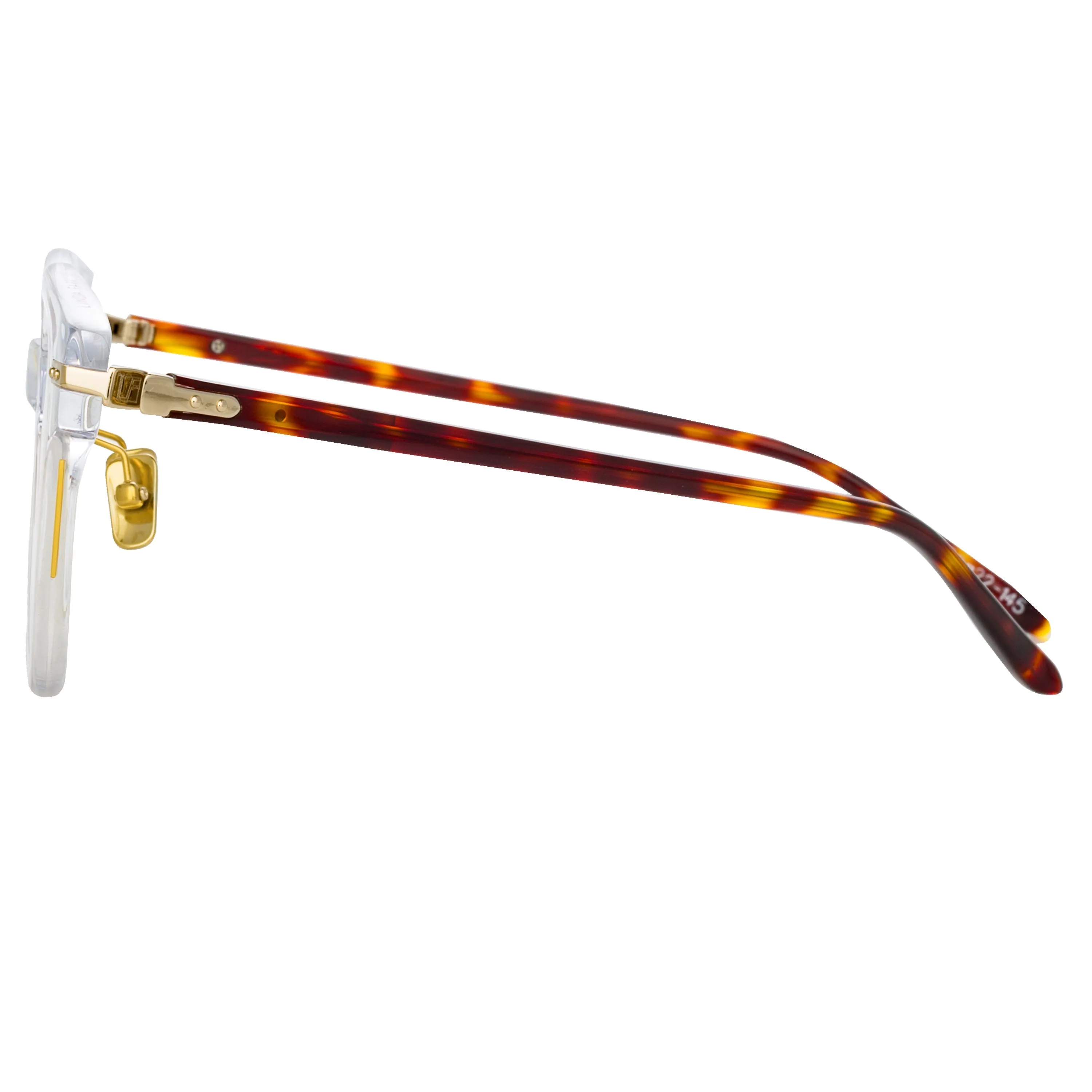 Atkins Optical A D-Frame in Clear (Men's) sold by Linda Farrow product image thumbnail 3