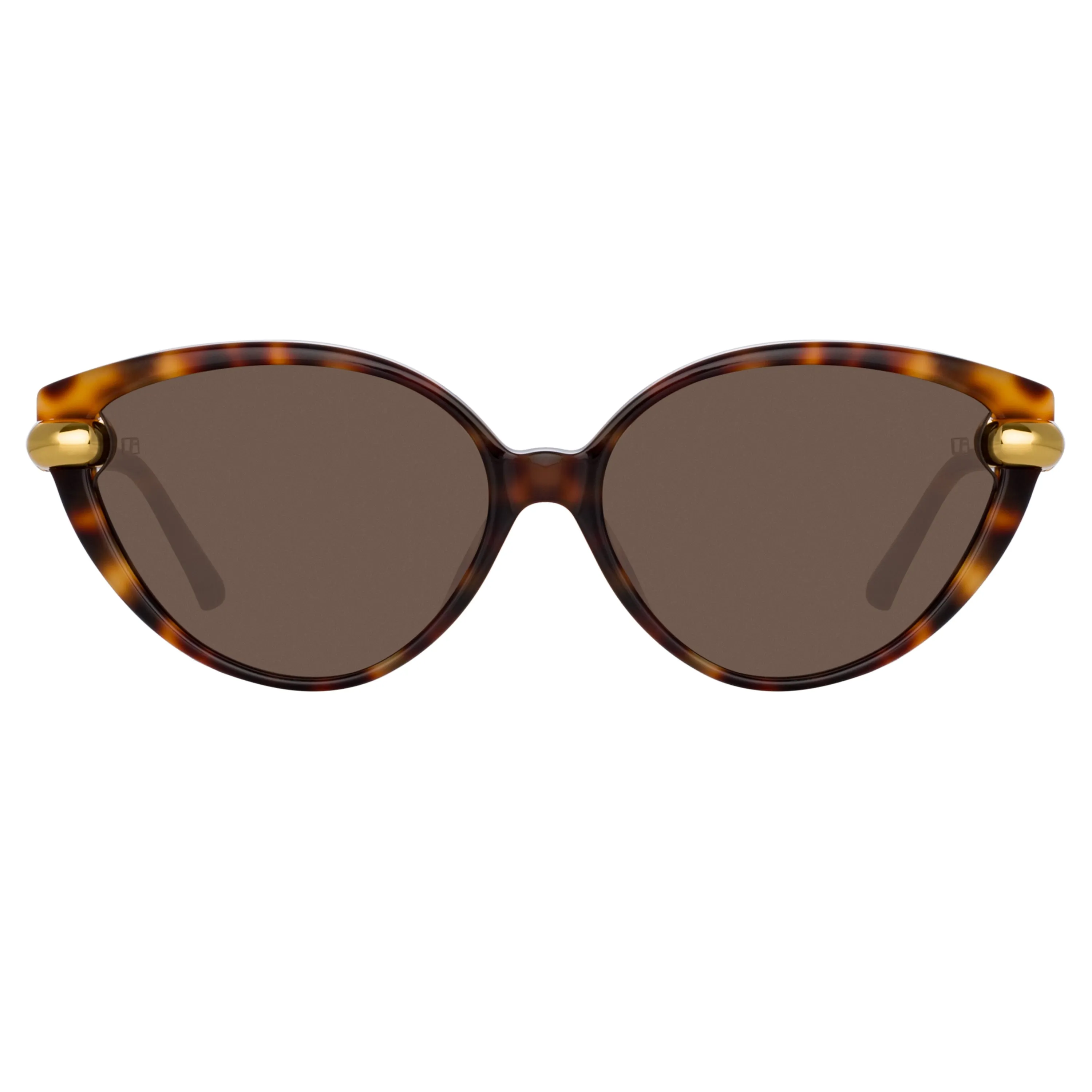 Palm Cat Eye Sunglasses in Tortoiseshell sold by Linda Farrow