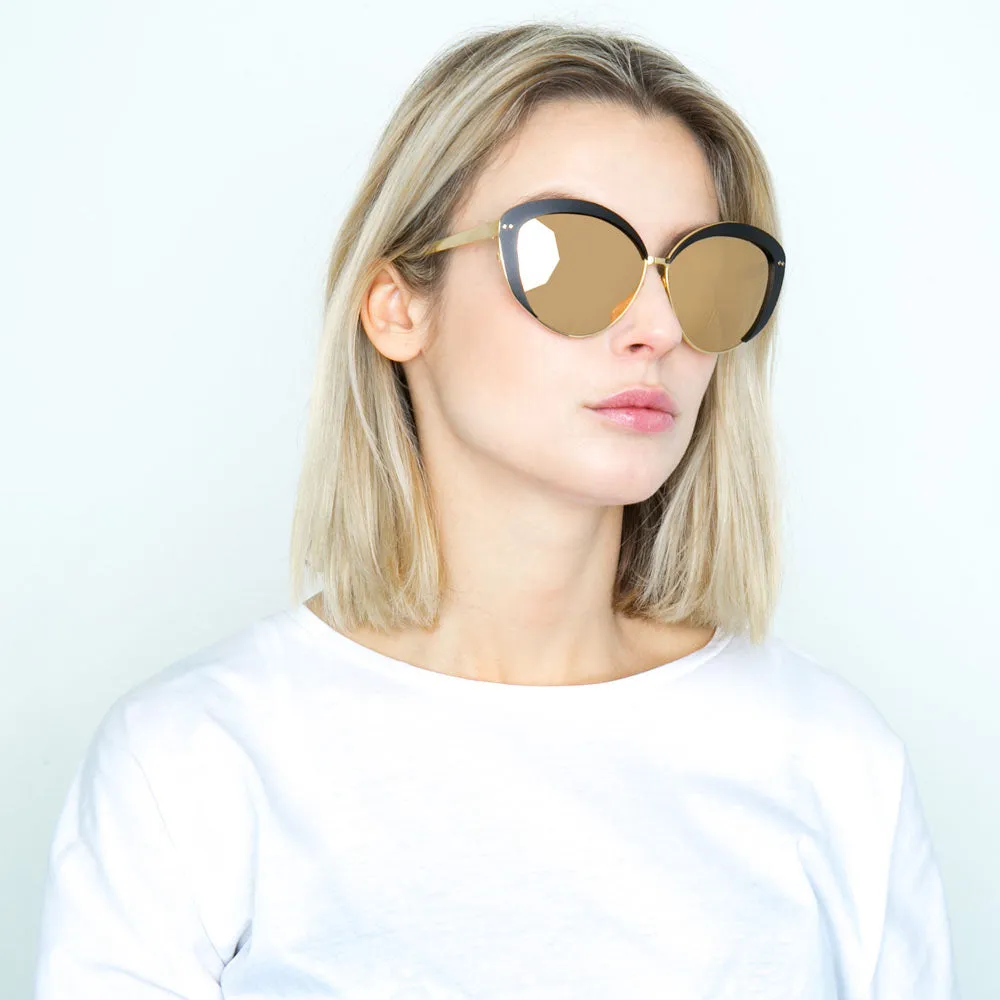 Linda Farrow 579 C2 Cat Eye Sunglasses sold by Linda Farrow product image thumbnail 5