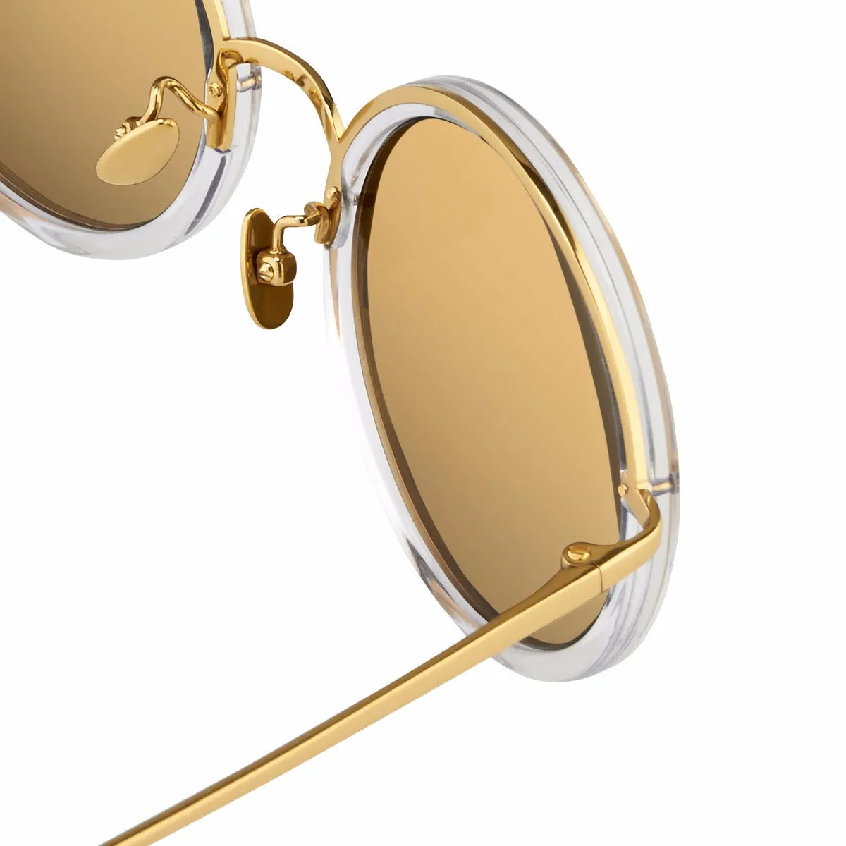 Linda Farrow Tracy C30 Round Sunglasses sold by Linda Farrow product image thumbnail 4