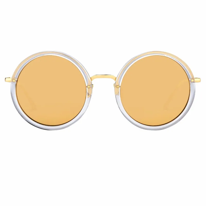 Linda Farrow Tracy C30 Round Sunglasses sold by Linda Farrow