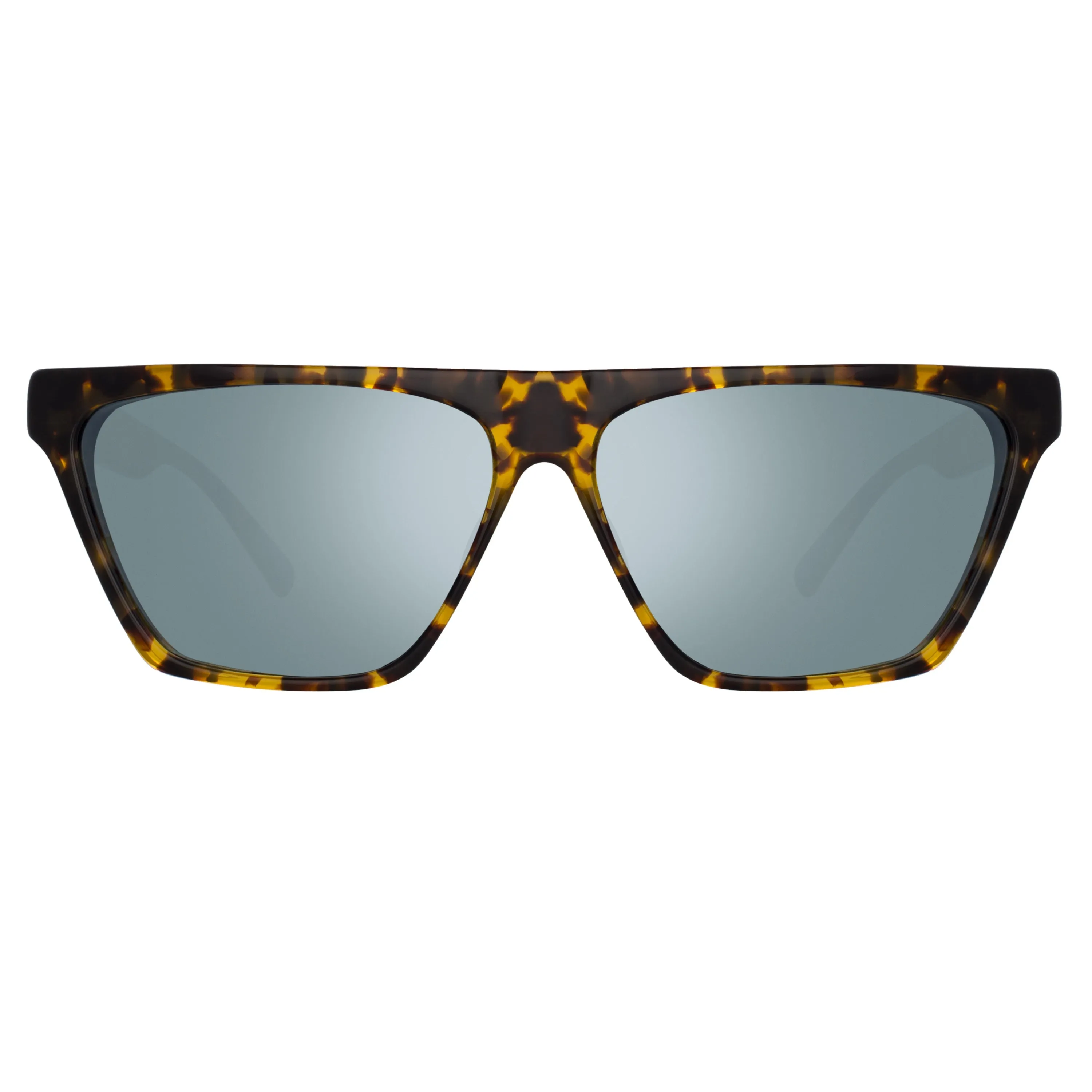 The Attico Erin Flat Top Sunglasses in Tortoiseshell sold by Linda Farrow product image thumbnail 2