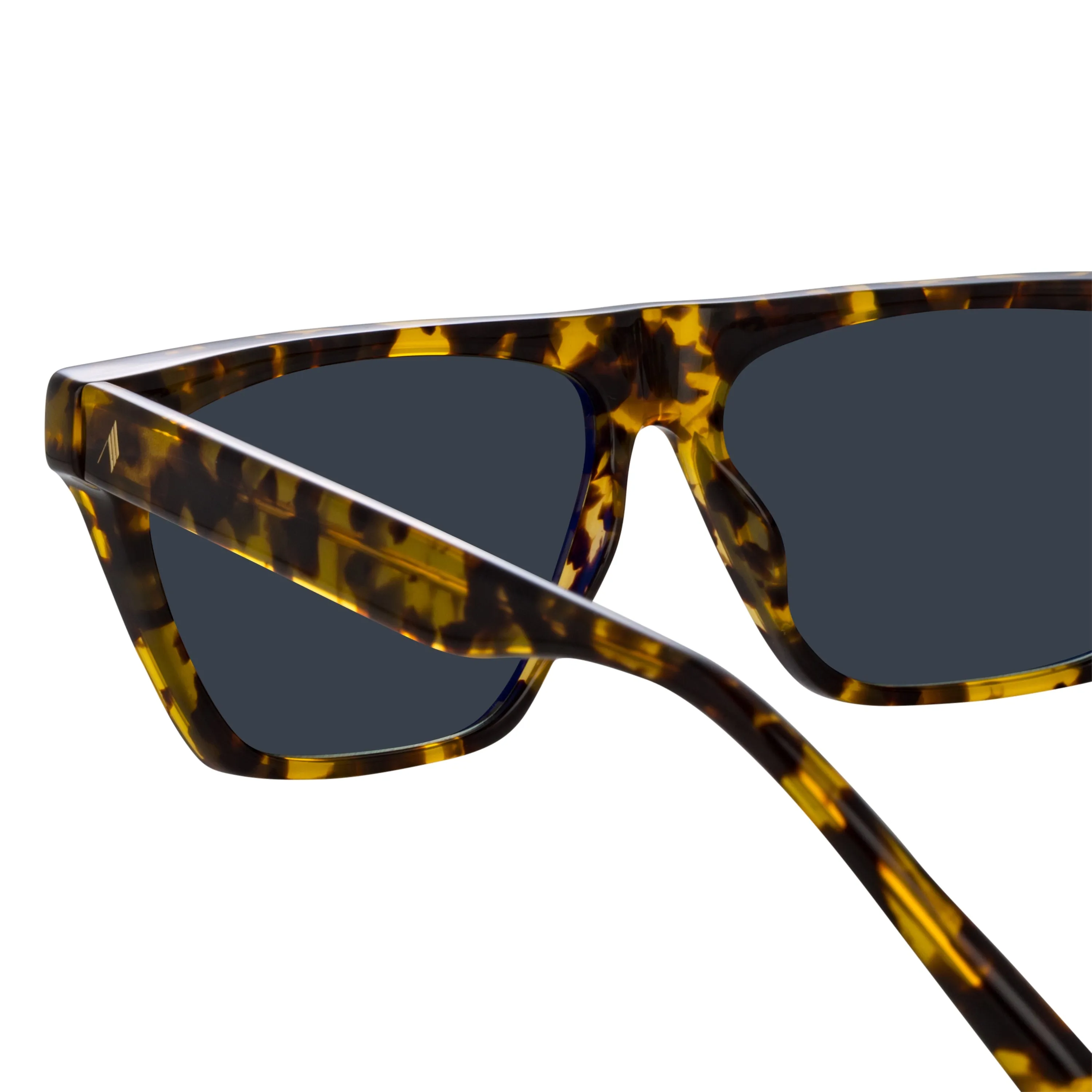 The Attico Erin Flat Top Sunglasses in Tortoiseshell sold by Linda Farrow product image thumbnail 3