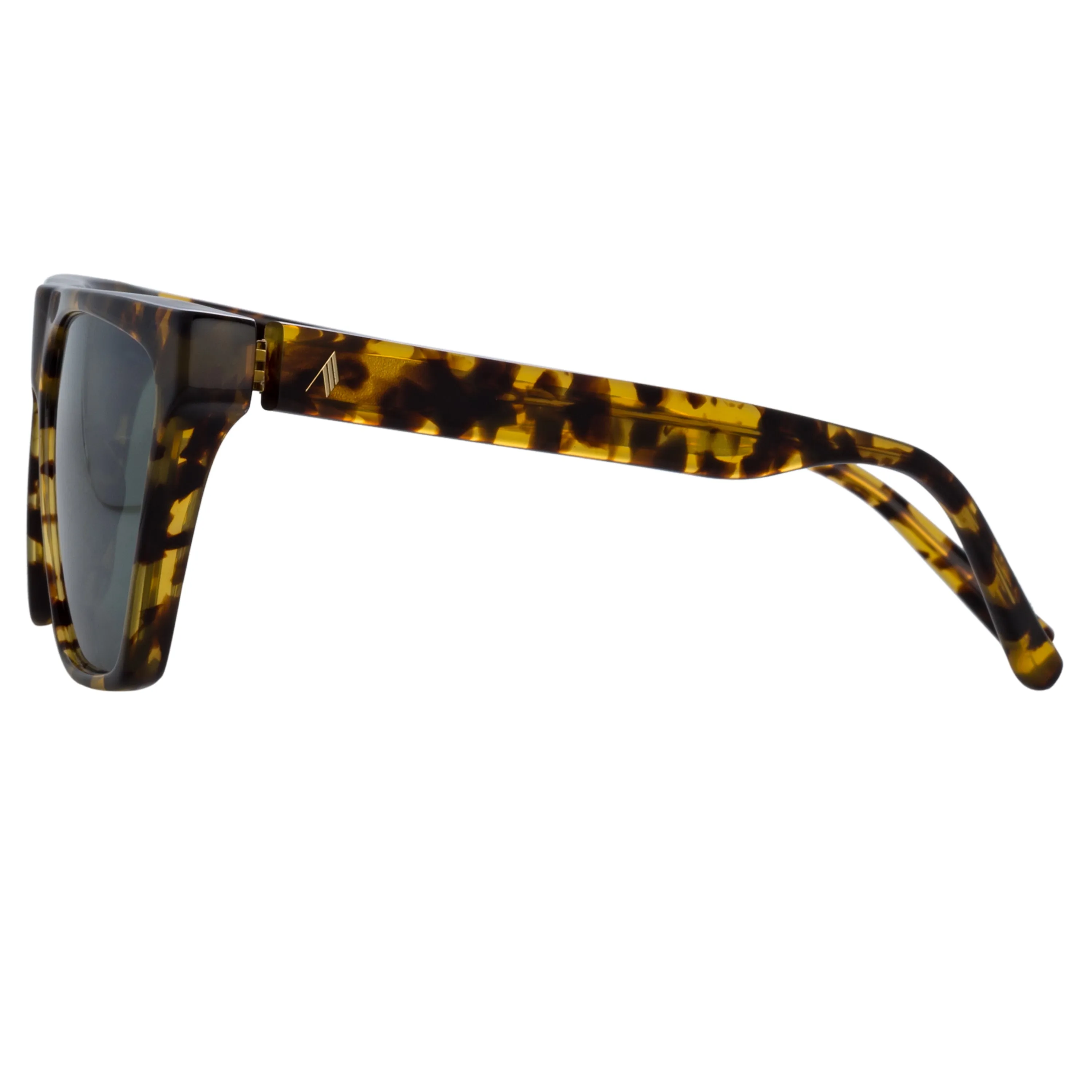 The Attico Erin Flat Top Sunglasses in Tortoiseshell sold by Linda Farrow product image thumbnail 4