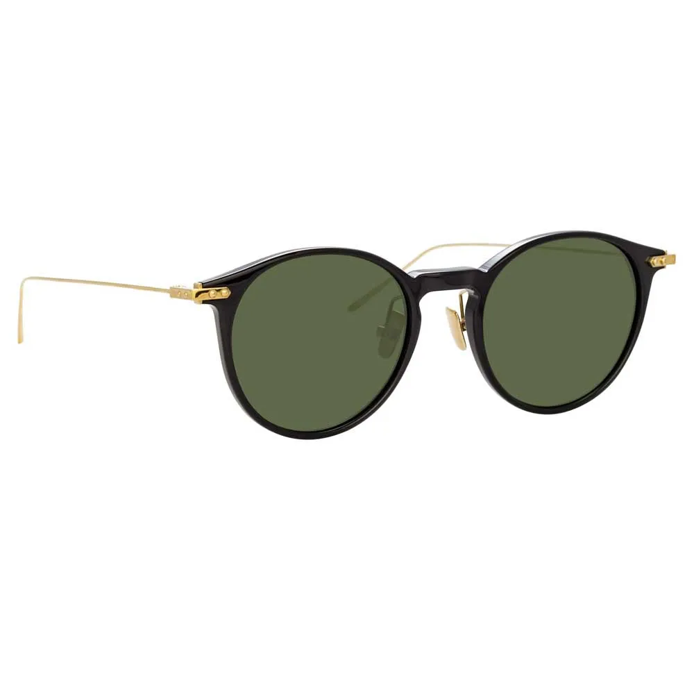 Linda Farrow Linear Chevron C6 Oval Sunglasses sold by Linda Farrow product image thumbnail 2