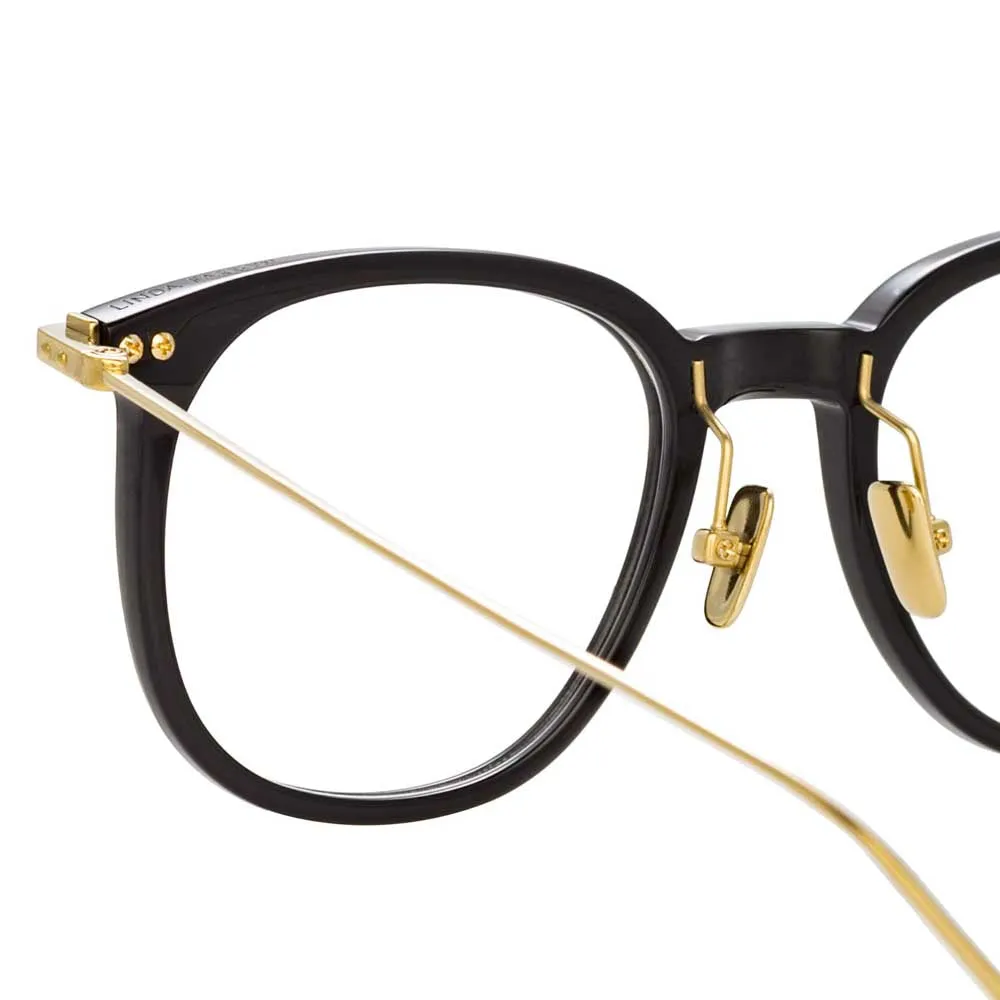 Linda Farrow Linear Stern A C1 Square Optical Frame sold by Linda Farrow product image thumbnail 4