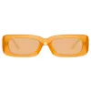 The Attico Mini Marfa in Orange sold by Linda Farrow