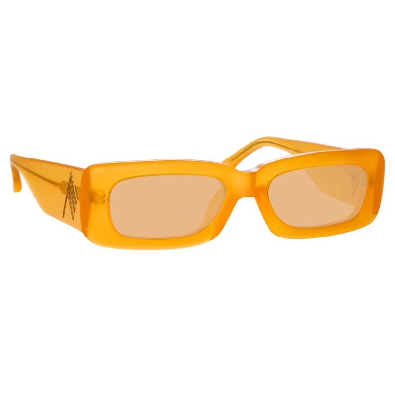 The Attico Mini Marfa in Orange sold by Linda Farrow