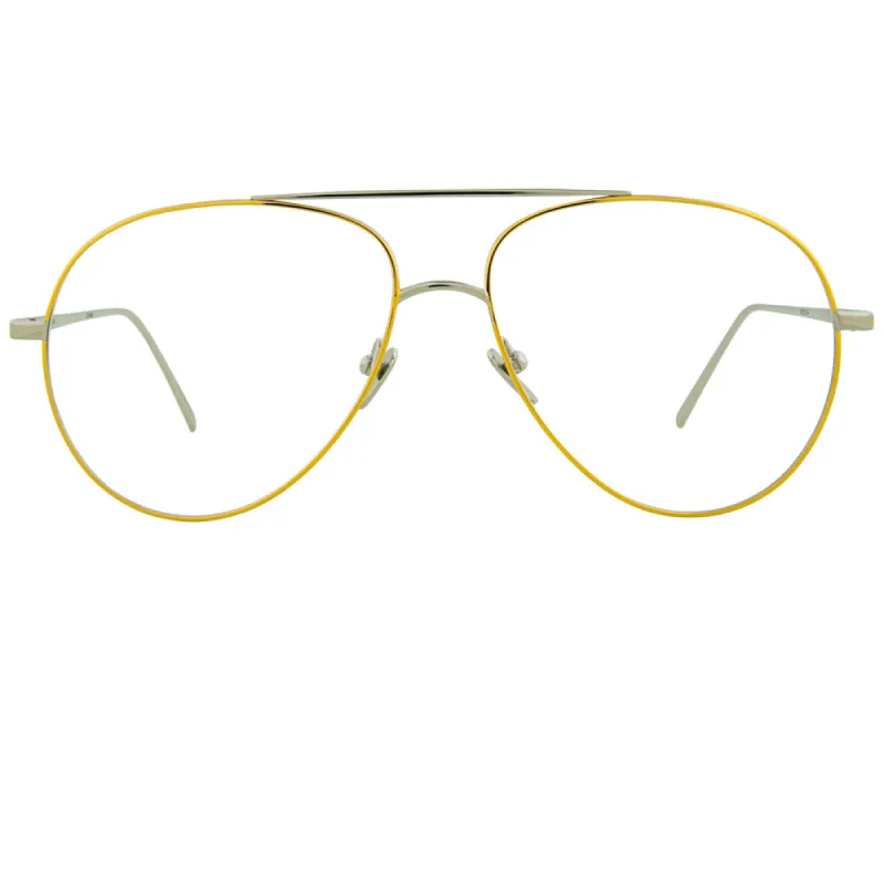 Linda Farrow 666 C8 Aviator Optical Frame sold by Linda Farrow