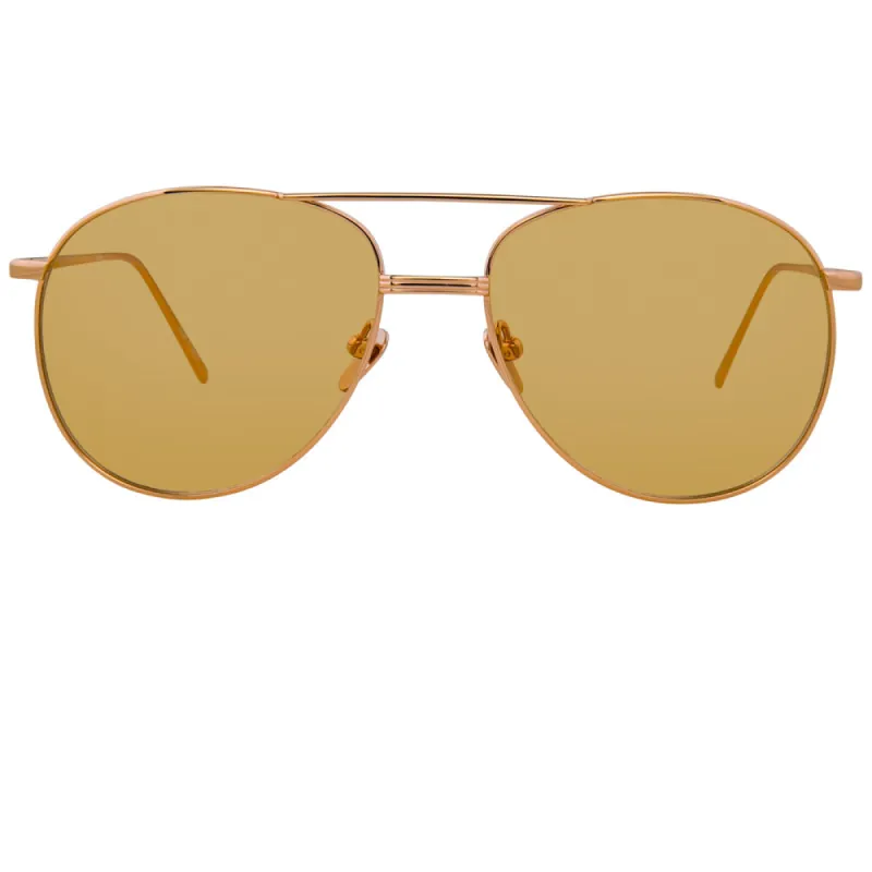 Linda Farrow 482 C9 Aviator Sunglasses sold by Linda Farrow