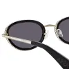 Area 1 Oval Sunglasses in Silver sold by Linda Farrow