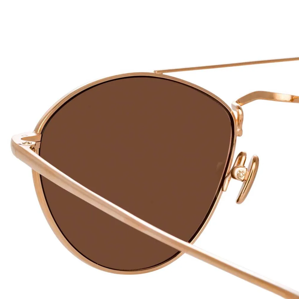 Linda Farrow Caine C3 Aviator Sunglasses sold by Linda Farrow product image thumbnail 4