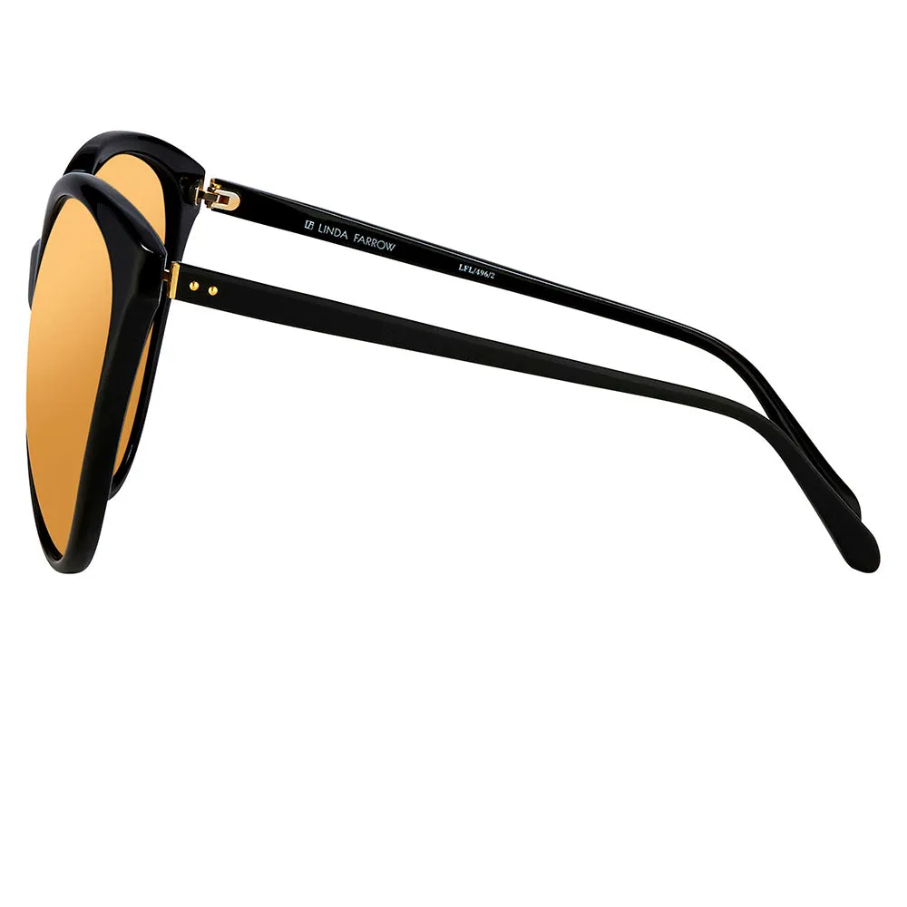 Linda Farrow 496 C2 Oversized Sunglasses sold by Linda Farrow product image thumbnail 3