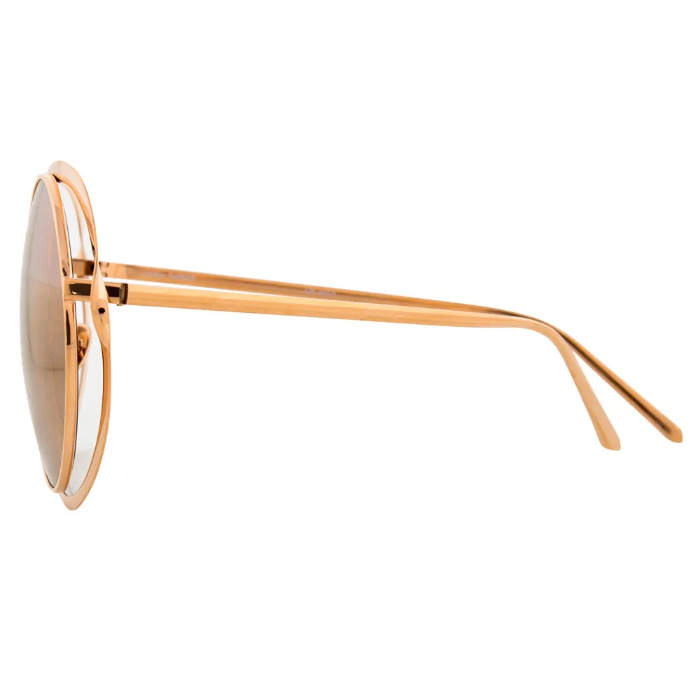 Linda Farrow 659 C3 Round Sunglasses sold by Linda Farrow product image thumbnail 3