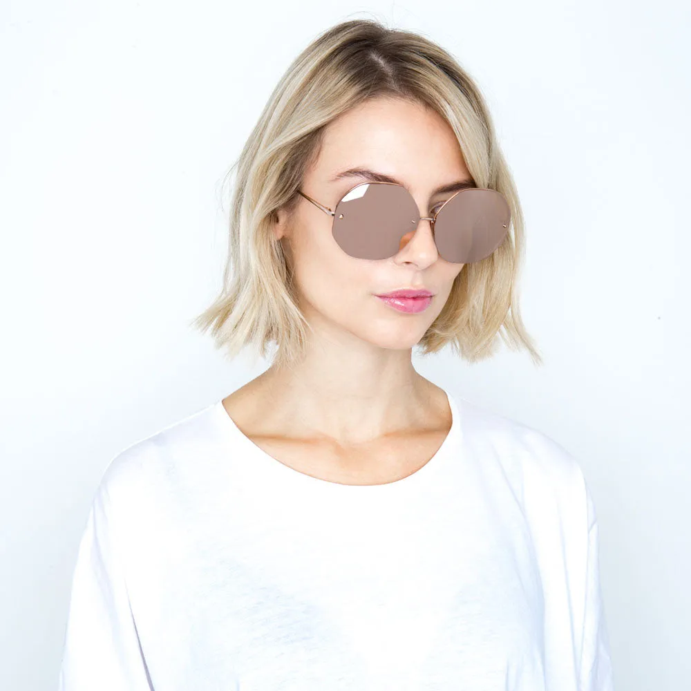 Linda Farrow 567 C3 Oversized Sunglasses sold by Linda Farrow product image thumbnail 5