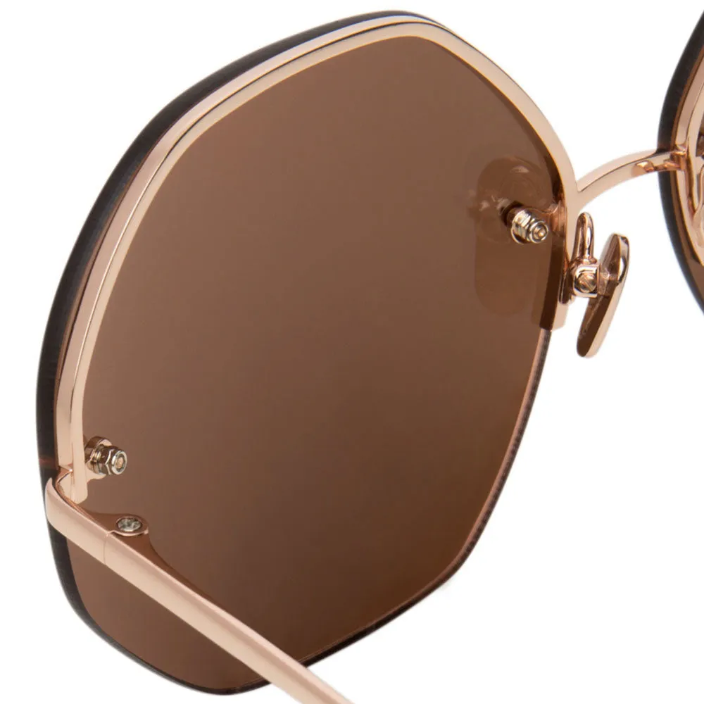 Linda Farrow 567 C3 Oversized Sunglasses sold by Linda Farrow product image thumbnail 4