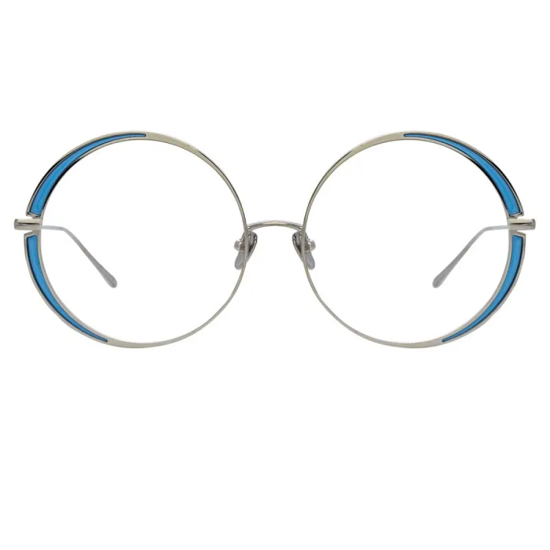 Linda Farrow Hart C2 Round Optical Frame sold by Linda Farrow