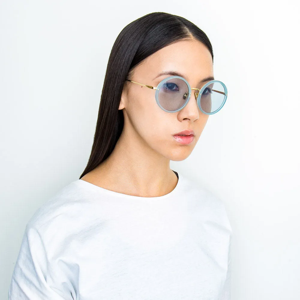 Linda Farrow Tracy C60 Round Sunglasses sold by Linda Farrow product image thumbnail 5