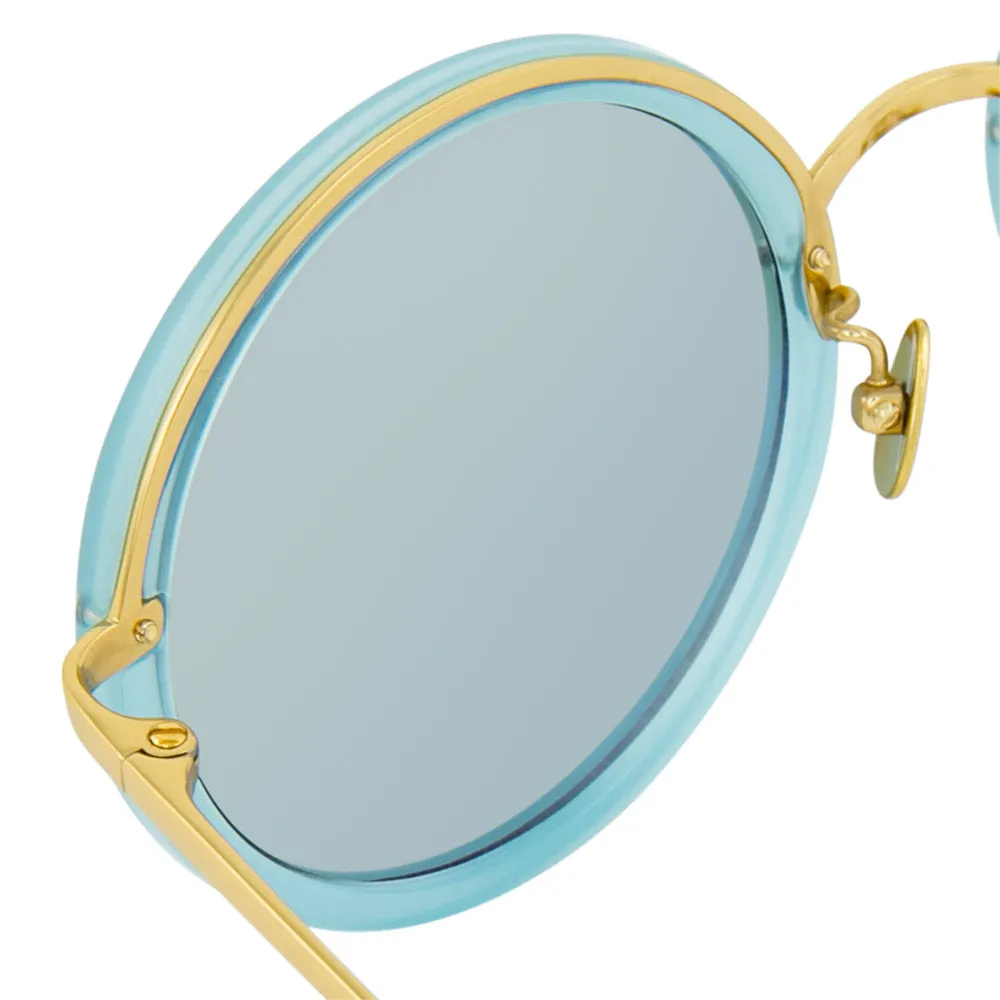 Linda Farrow Tracy C60 Round Sunglasses sold by Linda Farrow product image thumbnail 4