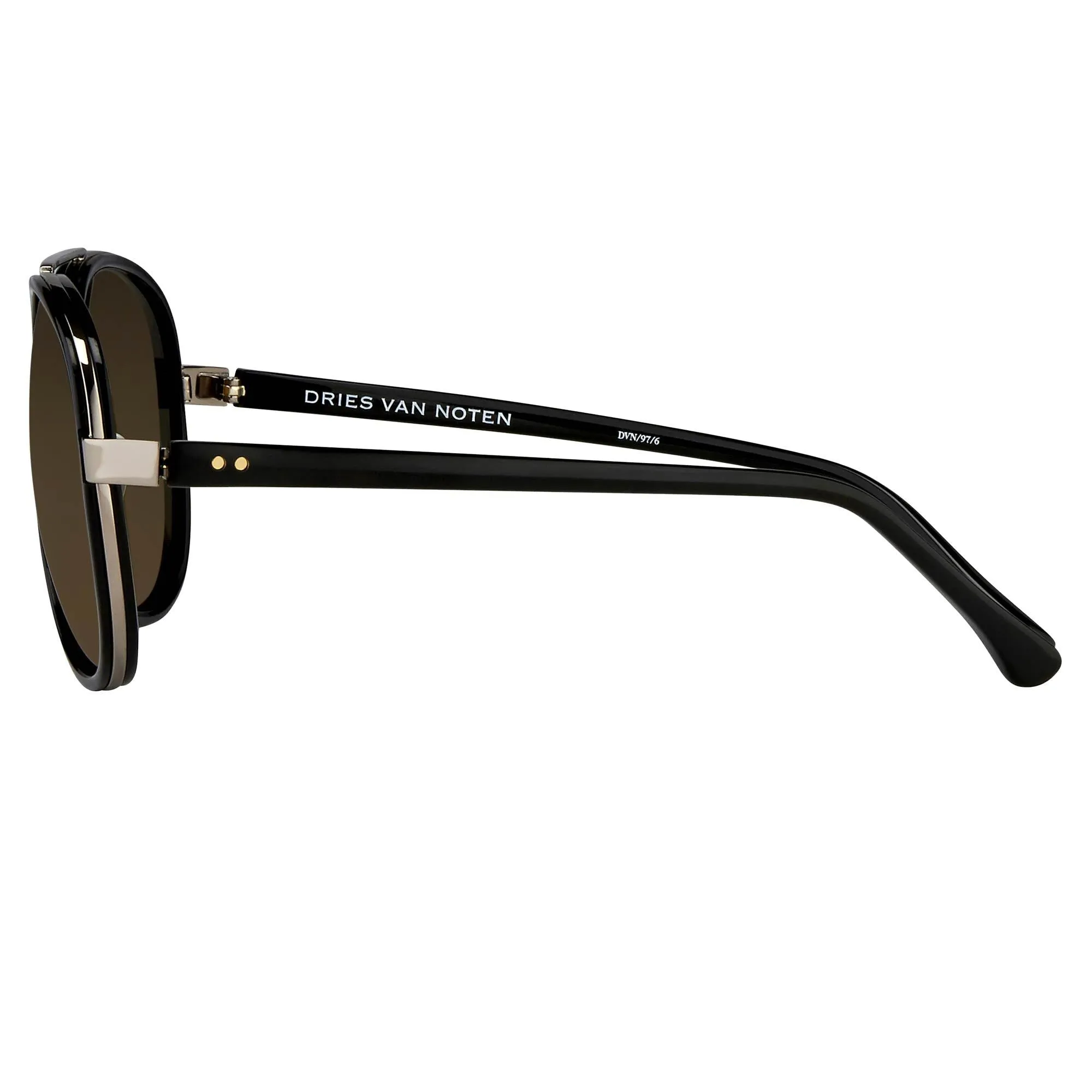 Dries van Noten 97 C6 Aviator Sunglasses sold by Linda Farrow product image thumbnail 3