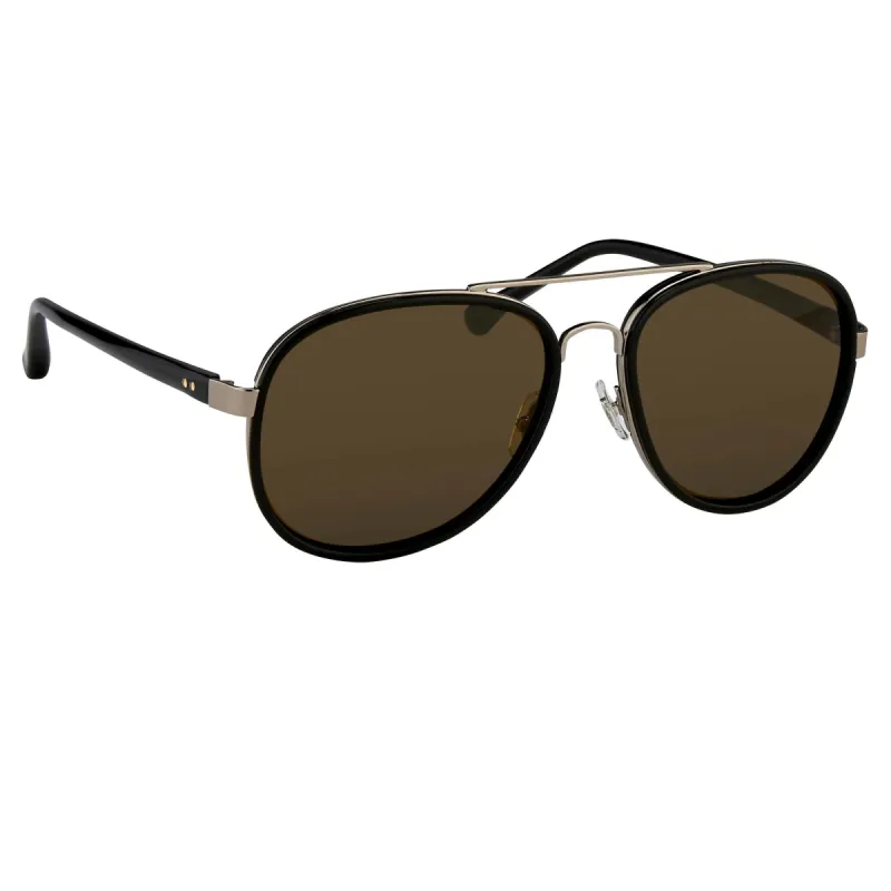 Dries van Noten 97 C6 Aviator Sunglasses sold by Linda Farrow
