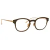 Allen Optical D-Frame in Brown sold by Linda Farrow