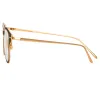 Allen Optical D-Frame in Brown sold by Linda Farrow