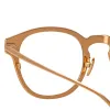 Allen Optical D-Frame in Brown sold by Linda Farrow