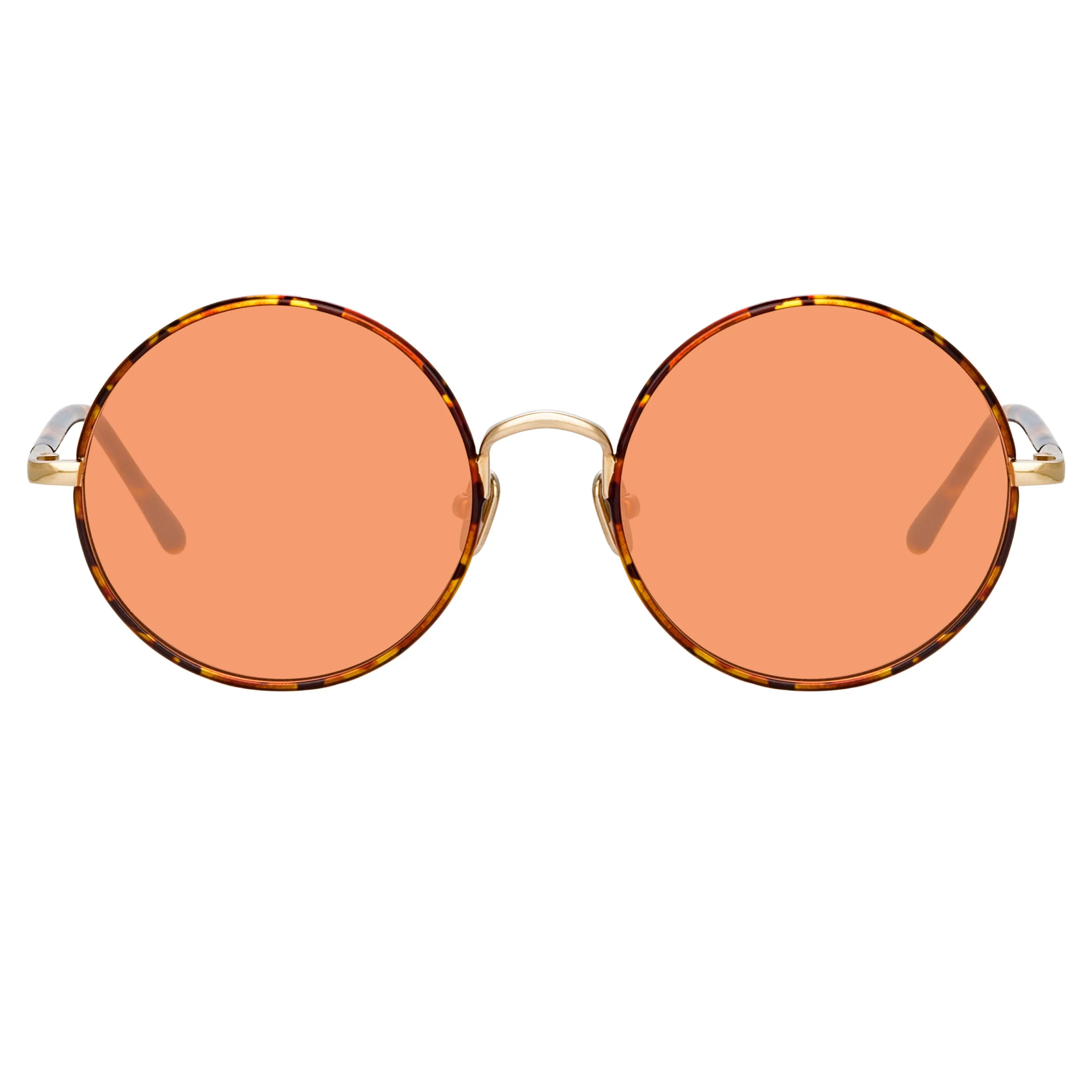 Welch Round Sunglasses in Tortoiseshell sold by Linda Farrow