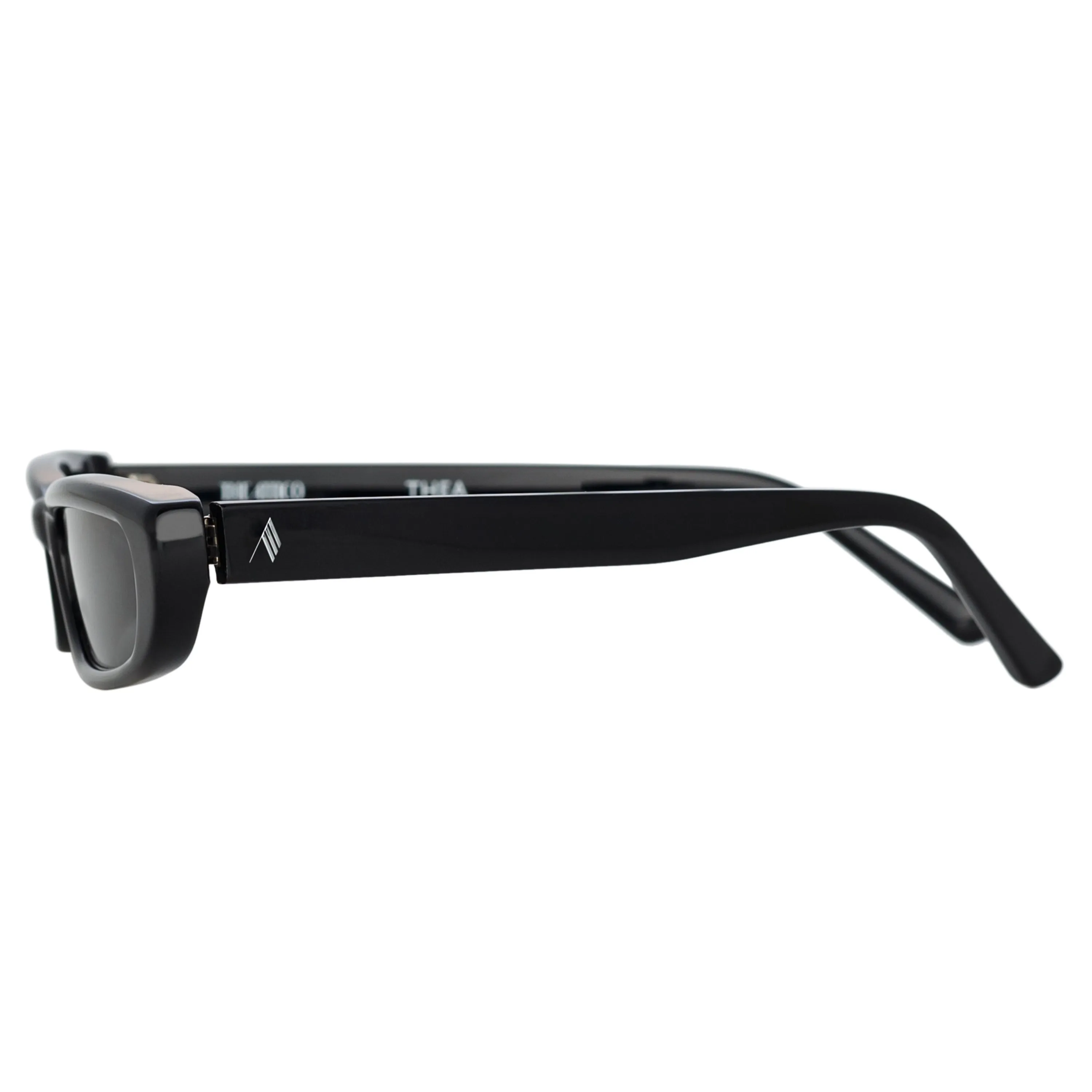 The Attico Thea Angular Sunglasses in Black sold by Linda Farrow product image thumbnail 3
